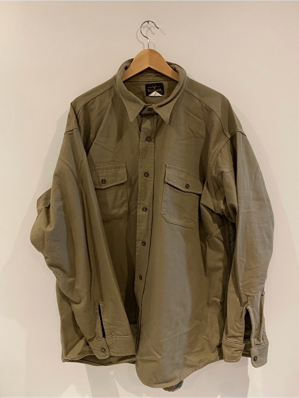 Vintage Men's DeerskinUtility Shirt Jacket